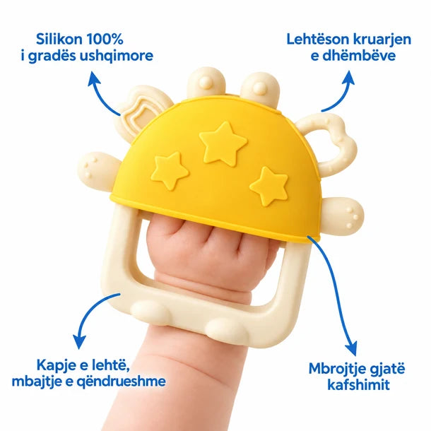 Dorezë Kafshimi prej Silikoni - BabyJem Crabby "943"