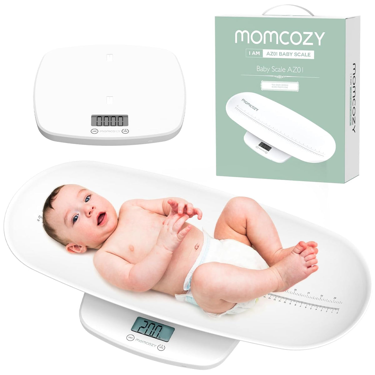 Peshore Multifunksionale për Foshnje Momcozy AZ01 - Matje Peshe dhe Gjatësie