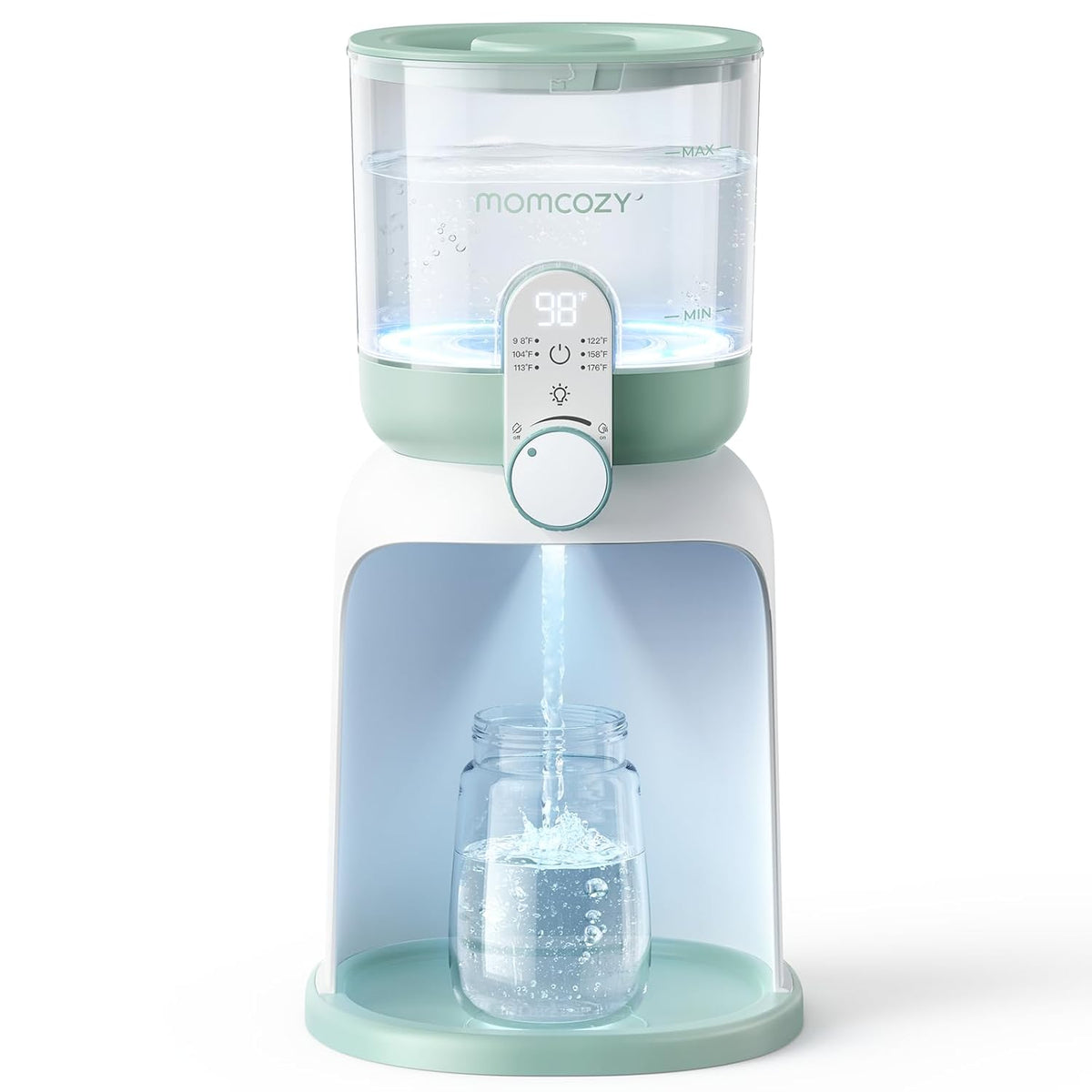 Ngrohës uji Momcozy FD03 Dual Lights, me temperaturë konstante