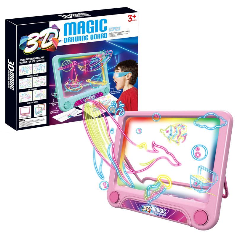Lodër Plastike - Tabelë Magjike Vizatimi 3D