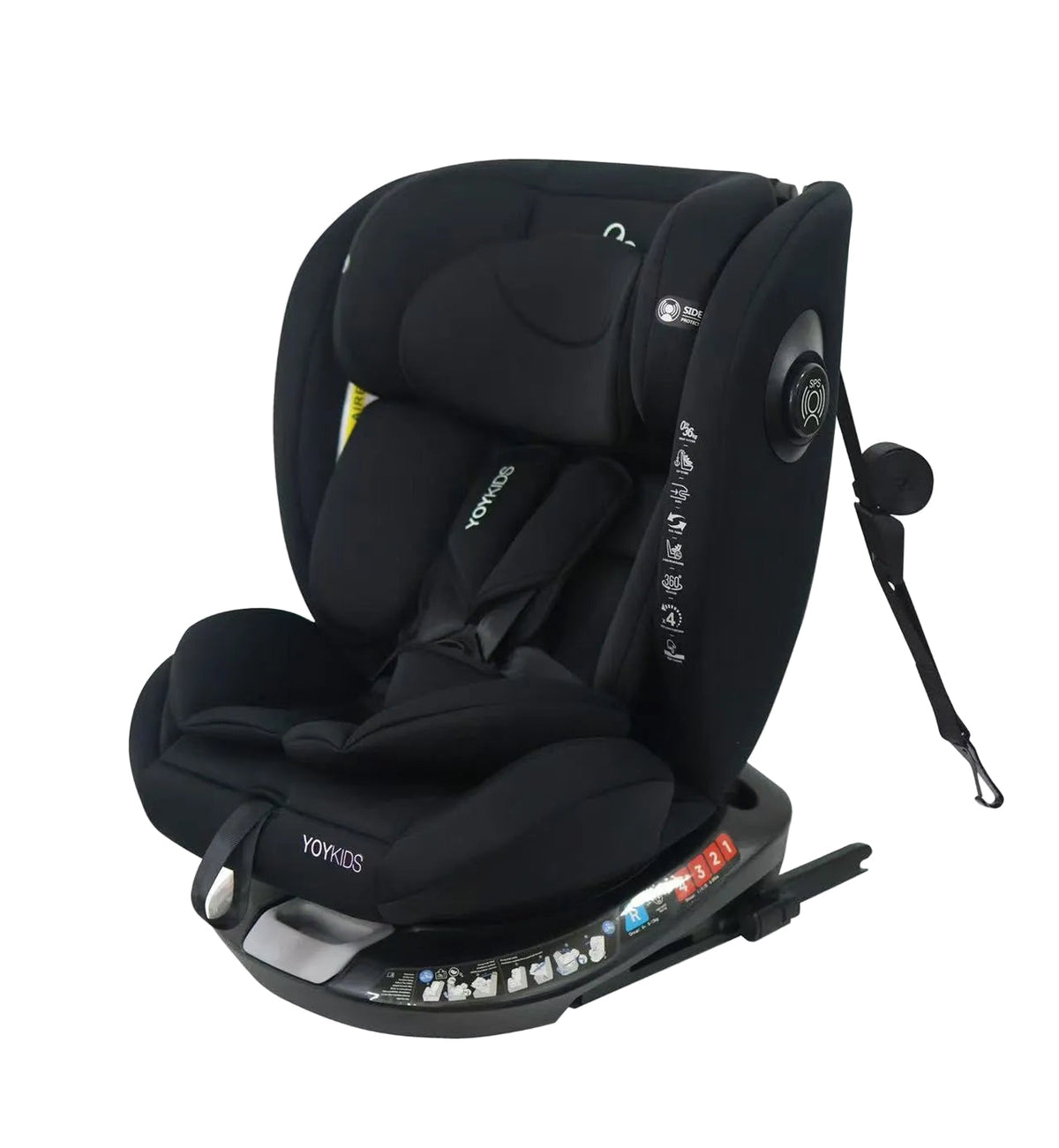 Ulëse Veture ISOFIX YOYKIDS - 36kg (0-12 vjeç)