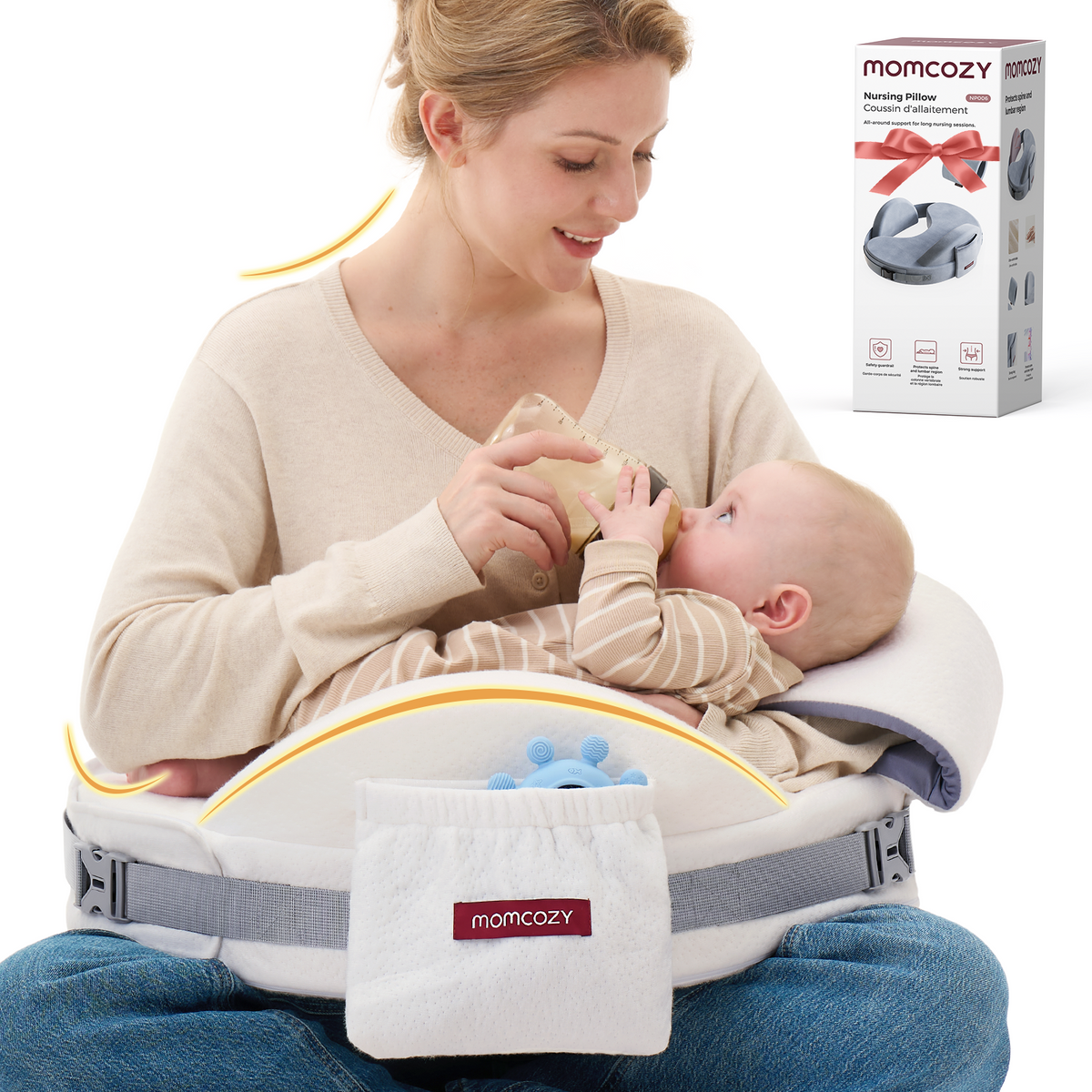 Jastëk ushqyerjeje Momcozy CozyPro për gjidhënie