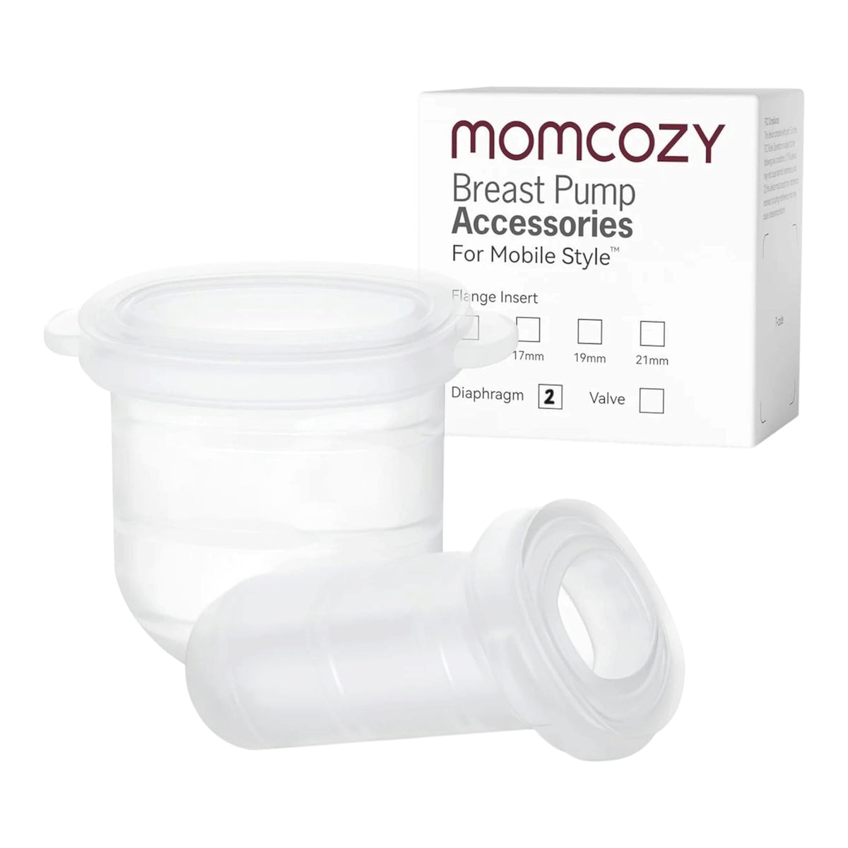 Membranë rezervë për pompë gjiri Momcozy Mobile Style M6, 2 copë