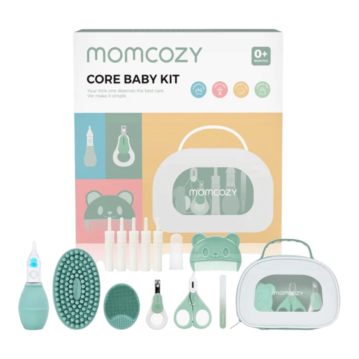 Momcozy set i plotë për kujdesin e bebes - All - in - 1 Core Baby Kit