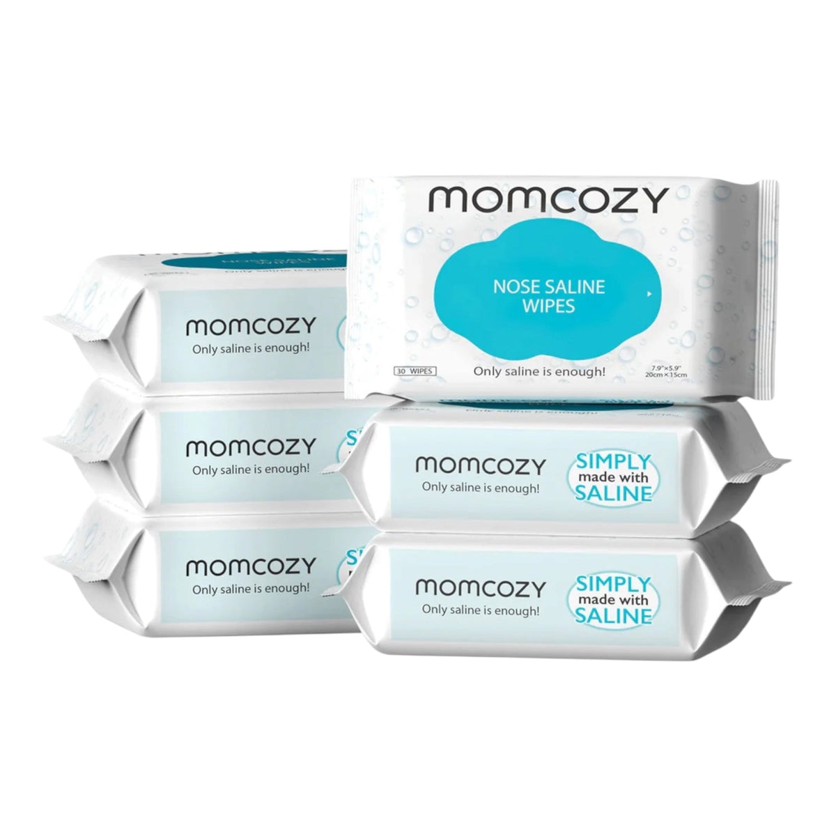 Peceta nazale me solucion fiziologjik për bebe Momcozy - 6 pako (BD04)