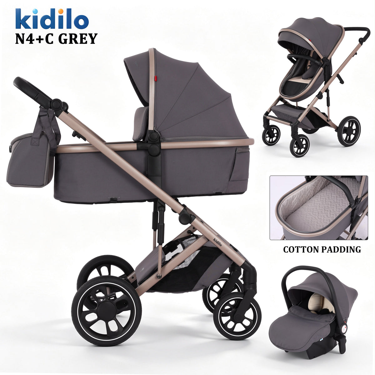 Kidilo N4+C Hiri – shtrati, ulësja dhe maksikoza