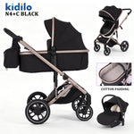 Kidilo N4+C E zezë – shtrati, ulësja dhe maksikoza
