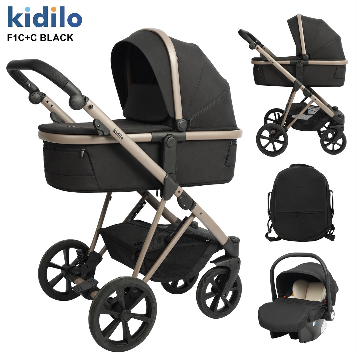 Kidilo F1C+C E zezë – seti i plotë