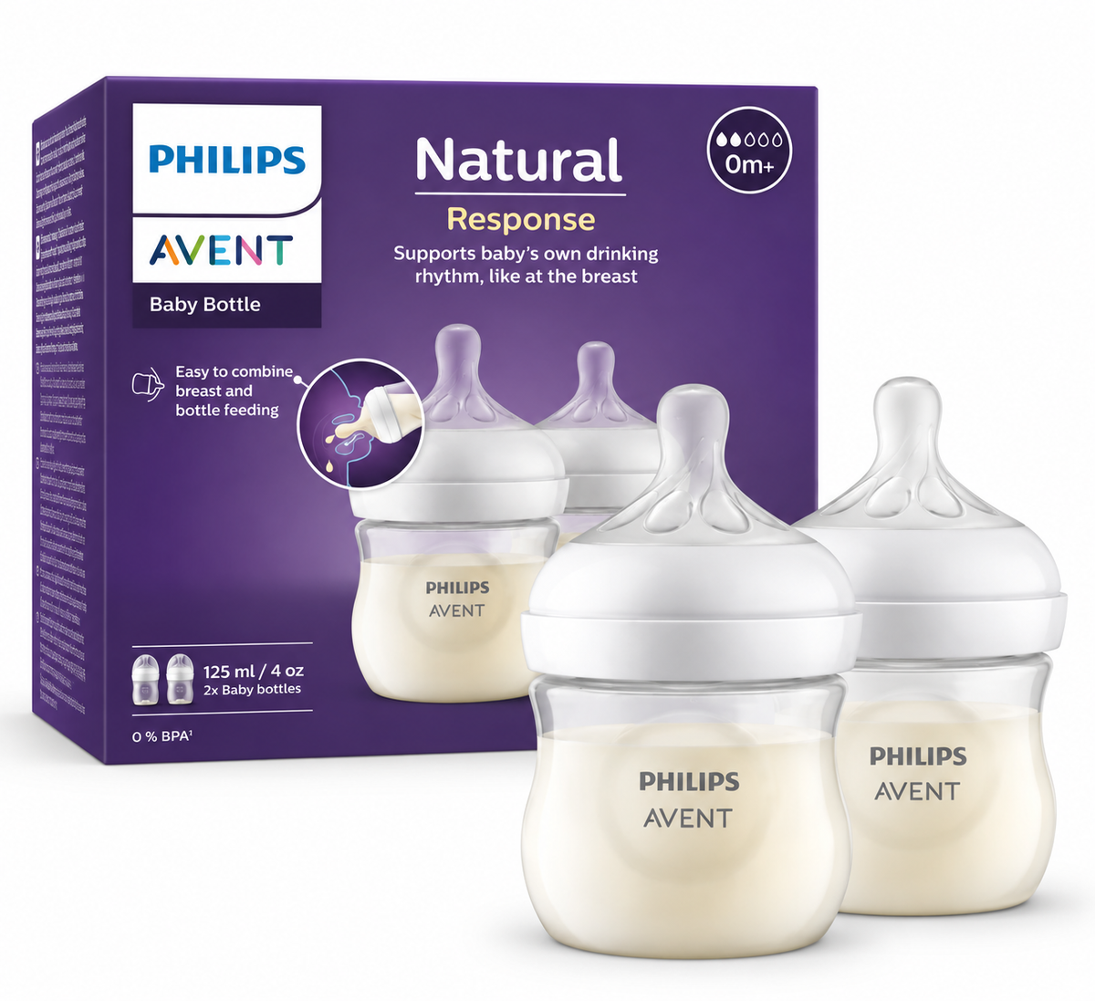 Philips Avent Natural Response SCY900/02 - 2 shishe 125 ml
